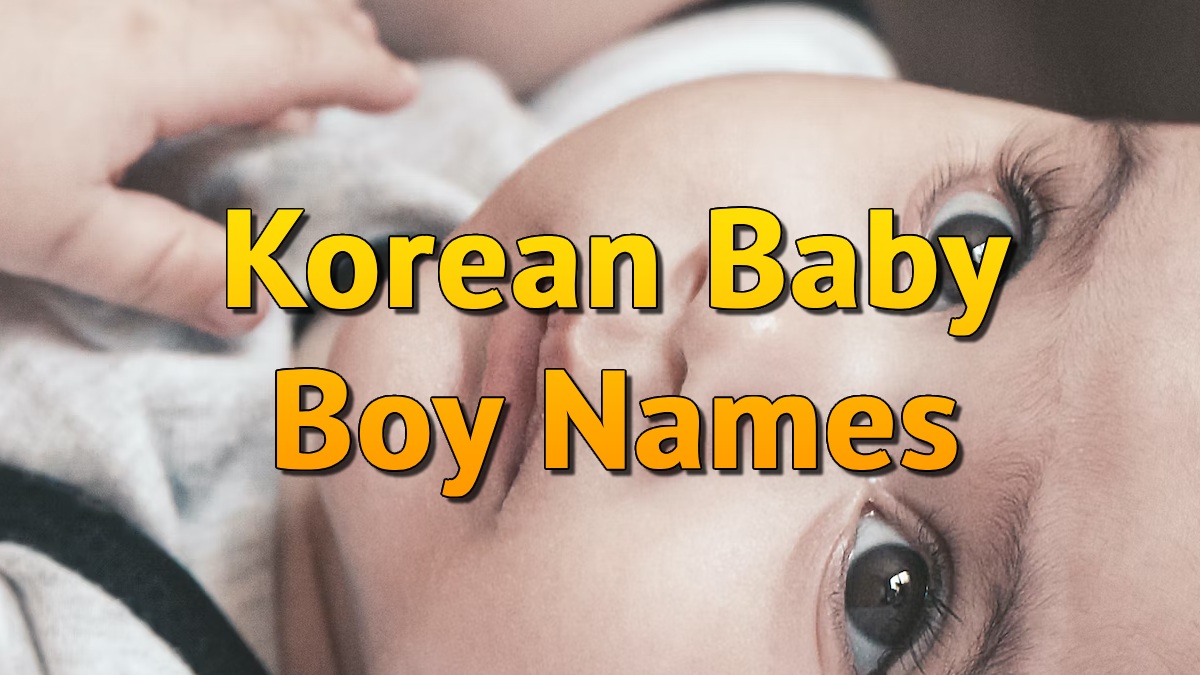 Korean Baby Boy Names